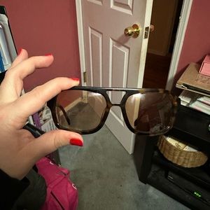 VEHLA Brown Tortoise Shell Acetate Sunglasses